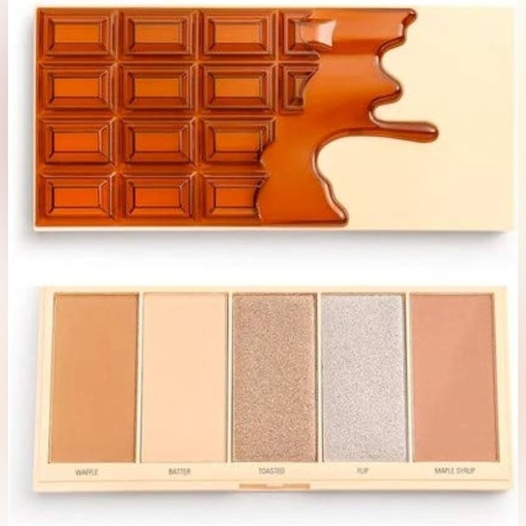 I Heart Revolution - CHOCOLATE FACE PALETTE - Contouring palette - WAFFLE (NEW) - Picture 2 of 5